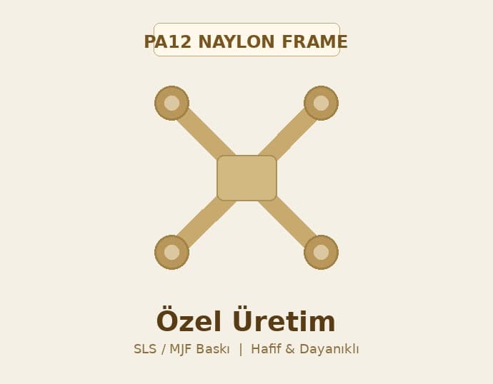 Özel Üretim PA12 Naylon Frame